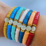 bracelet astro à personnaliser en perle heishi